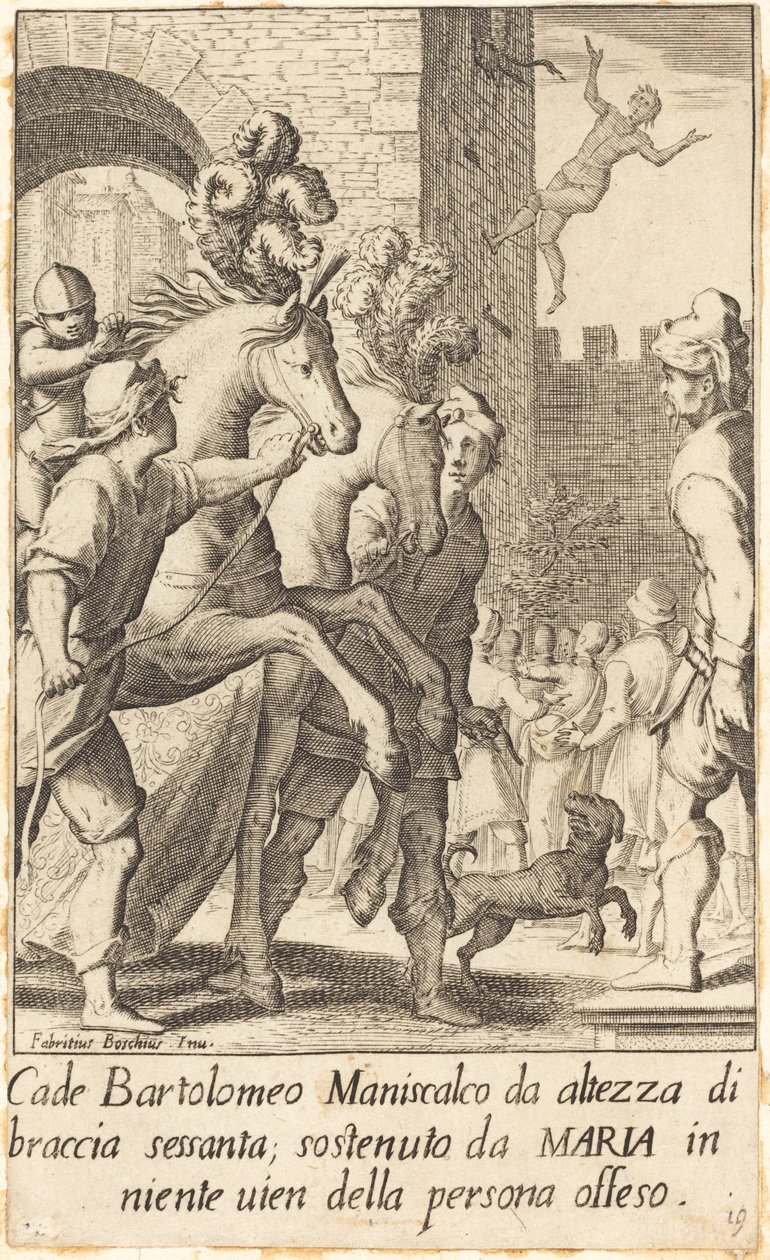 Bartolomeo, herrero de Jacques Callot after Fabrizio Boschi