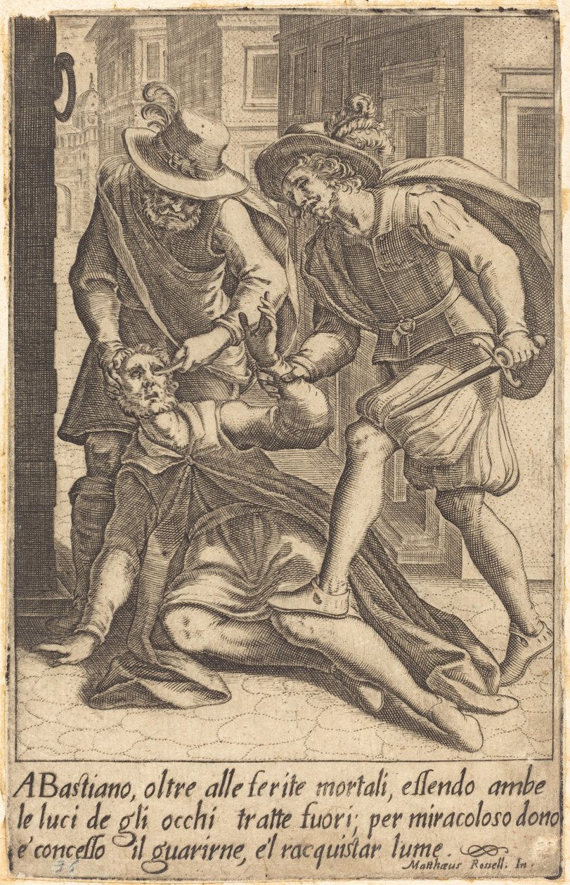Bastiano de Jacques Callot after Matteo Rosselli