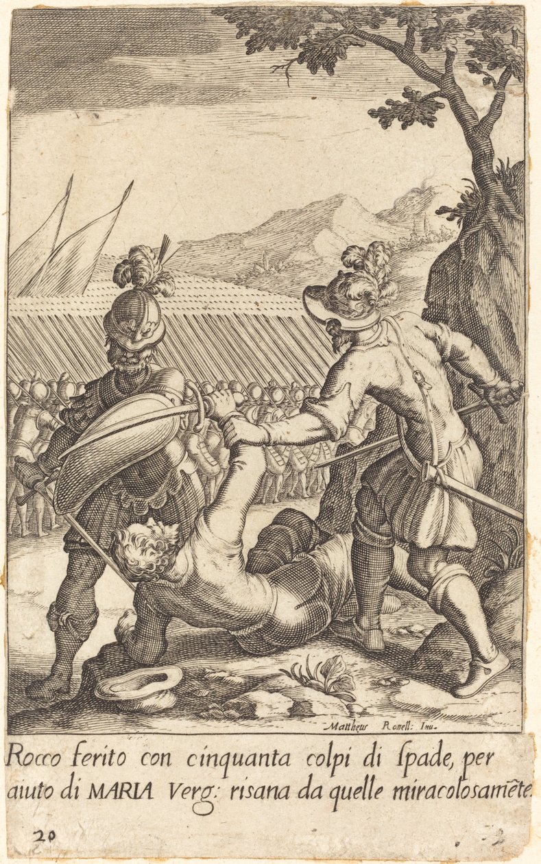 Rocco de Jacques Callot after Matteo Rosselli