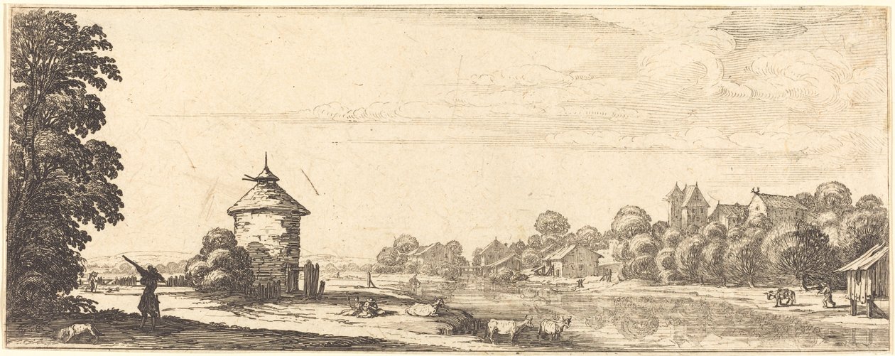El palomar de Jacques Callot or Follower of Jacques Callot