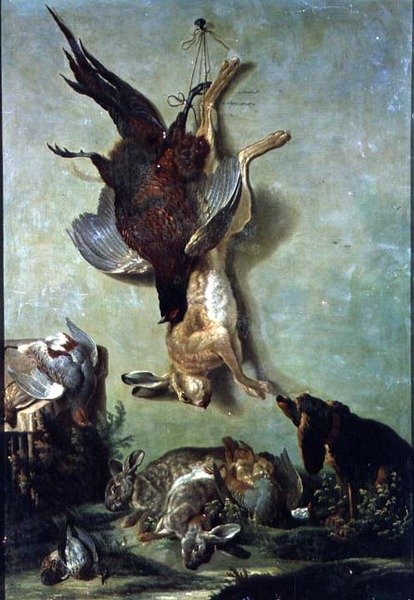 Naturaleza Muerta de Caza de Jacques Charles Oudry