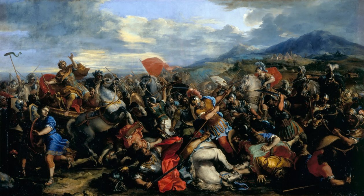 La Batalla de Gaugamela en 331 a.C. de Jacques Courtois