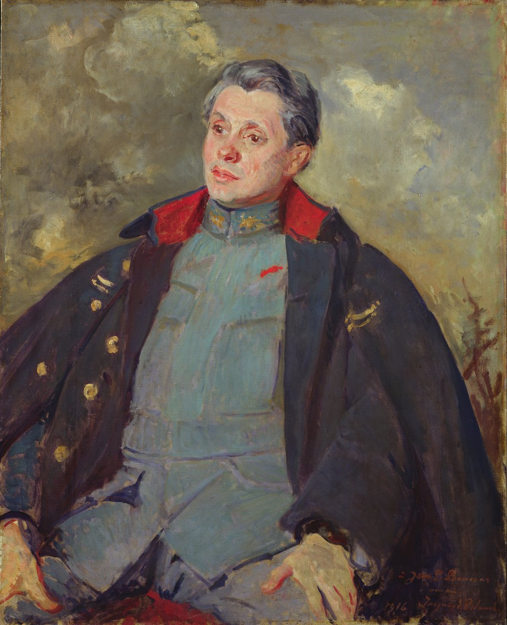 Joseph Paul-Boncour (1873-1972) en uniforme de Jacques Emile Blanche