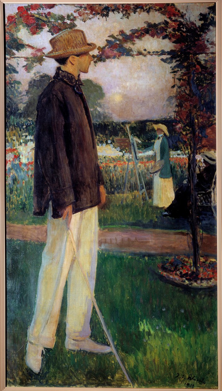 Retrato de Jean Cocteau (1889-1963) Escritor de Jacques Emile Blanche