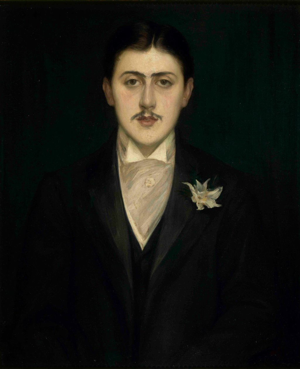 Retrato de Marcel Proust de Jacques Emile Blanche