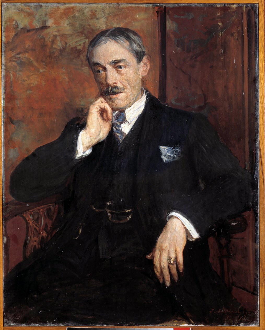 Retrato de Paul Valery de Jacques Emile Blanche