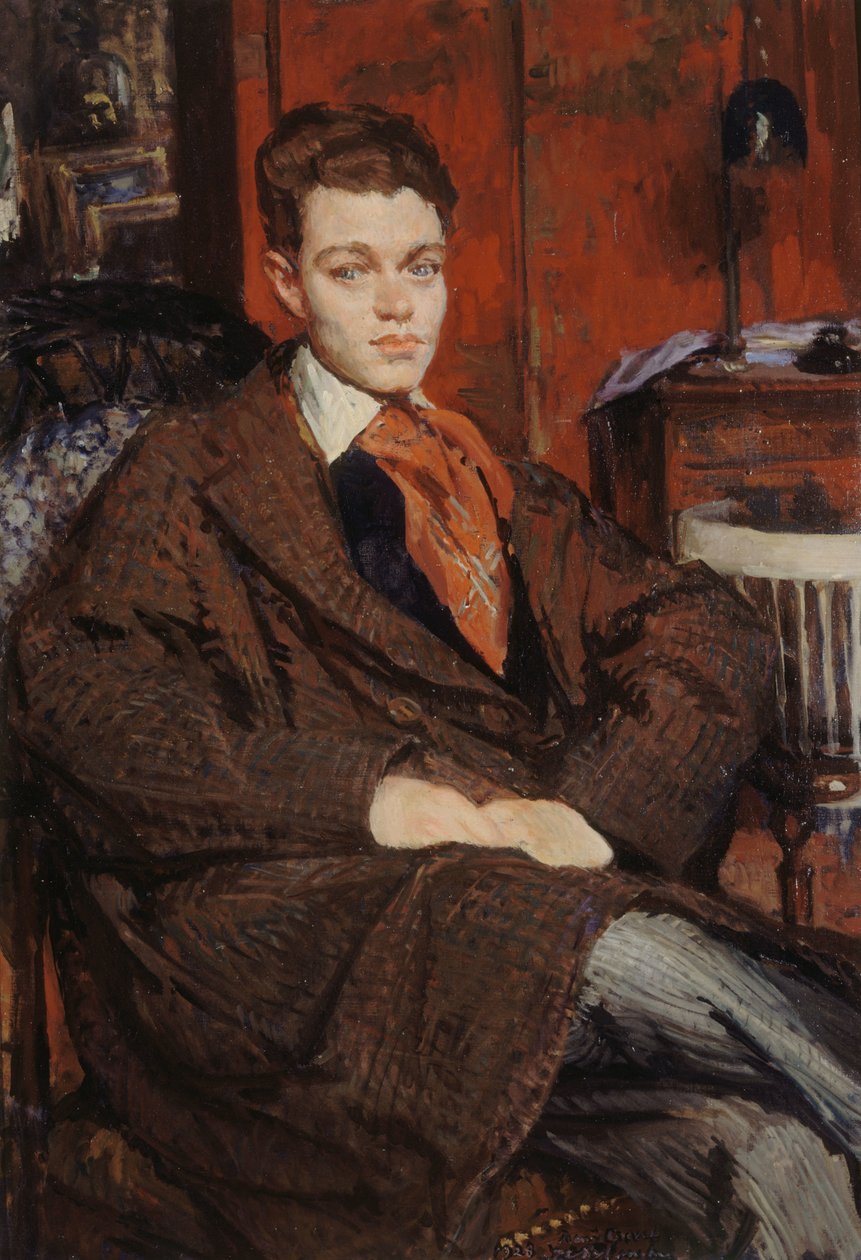 Retrato de René Crevel 1900-1935, 1928 de Jacques Emile Blanche
