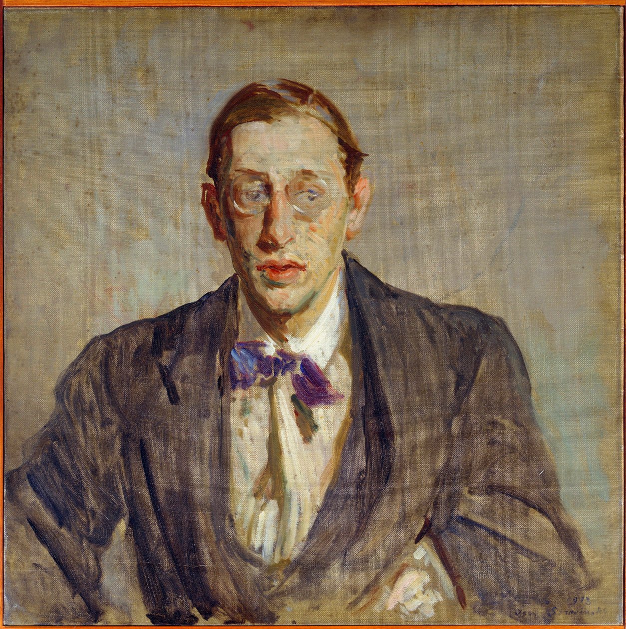 Estudio para el retrato del compositor Igor Stravinsky de Jacques-Emile Blanche