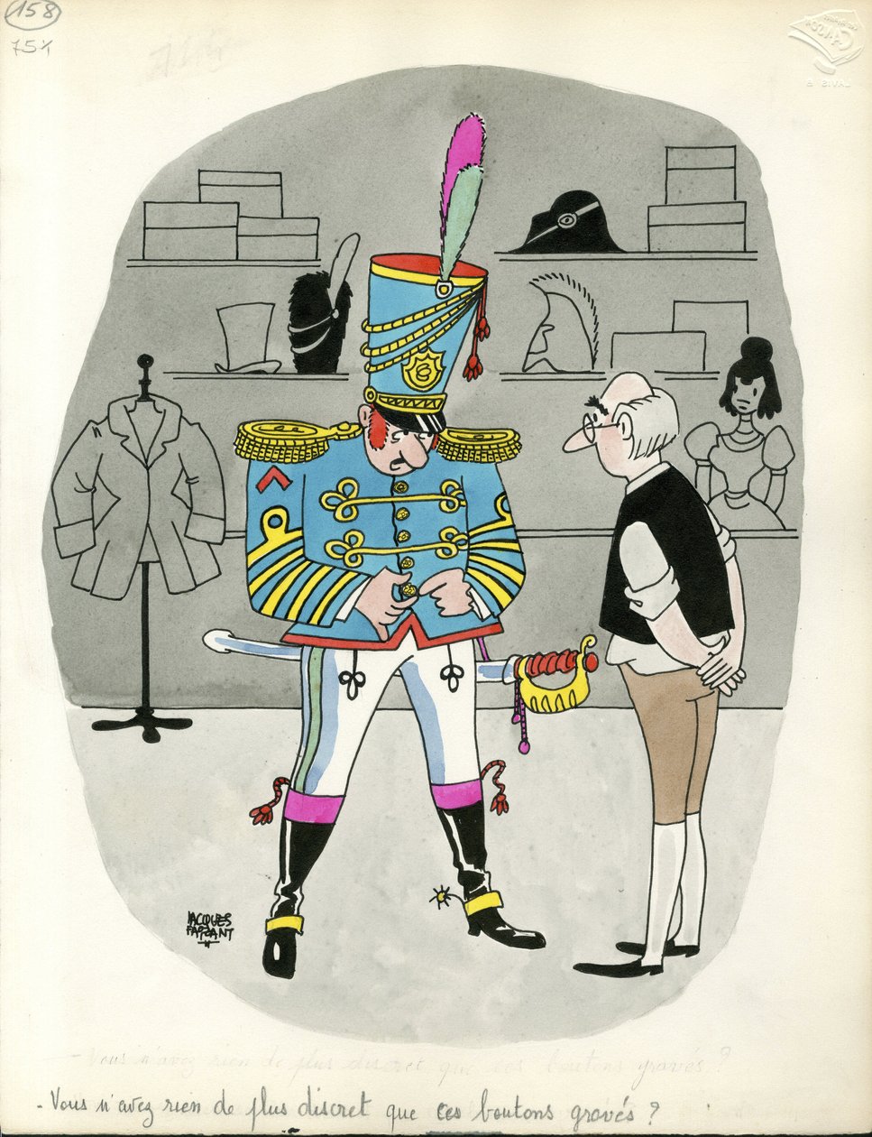 Días de Francia, Satirique en Colours de Jacques Faizant