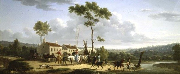 Paisaje con Figuras de Jacques Francois Joseph Swebach