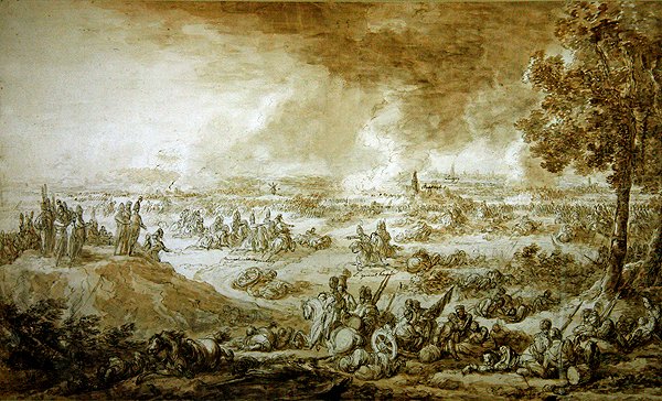 La batalla de Leipzig de Jacques Francois Joseph Swebach