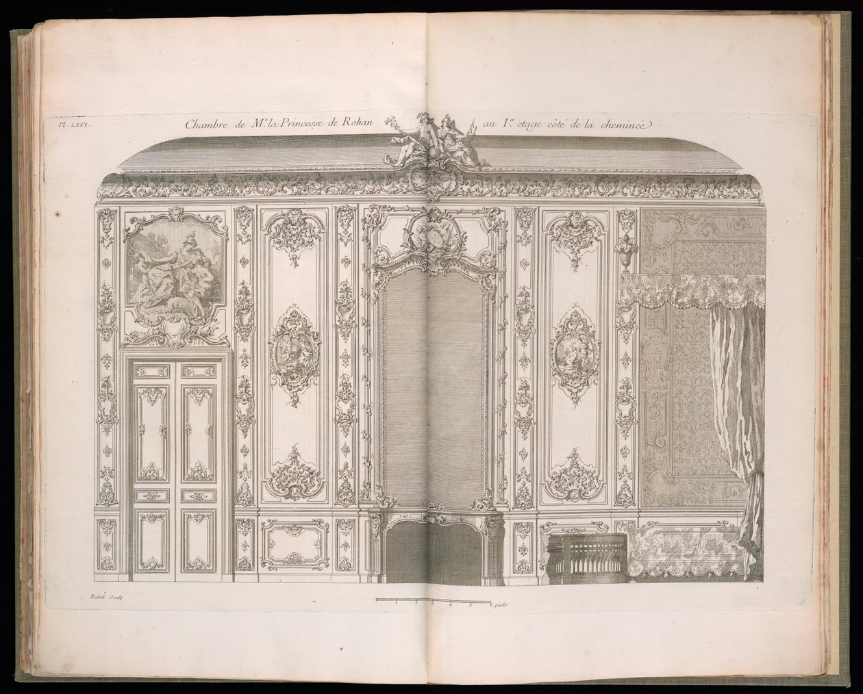 Impresión encuadernada de Jacques François Blondel