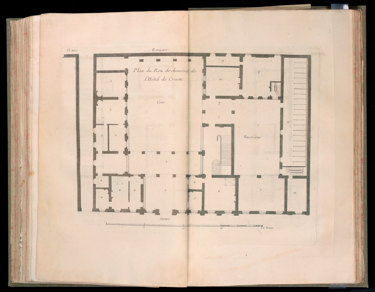 Impresión encuadernada (Francia) de Jacques François Blondel