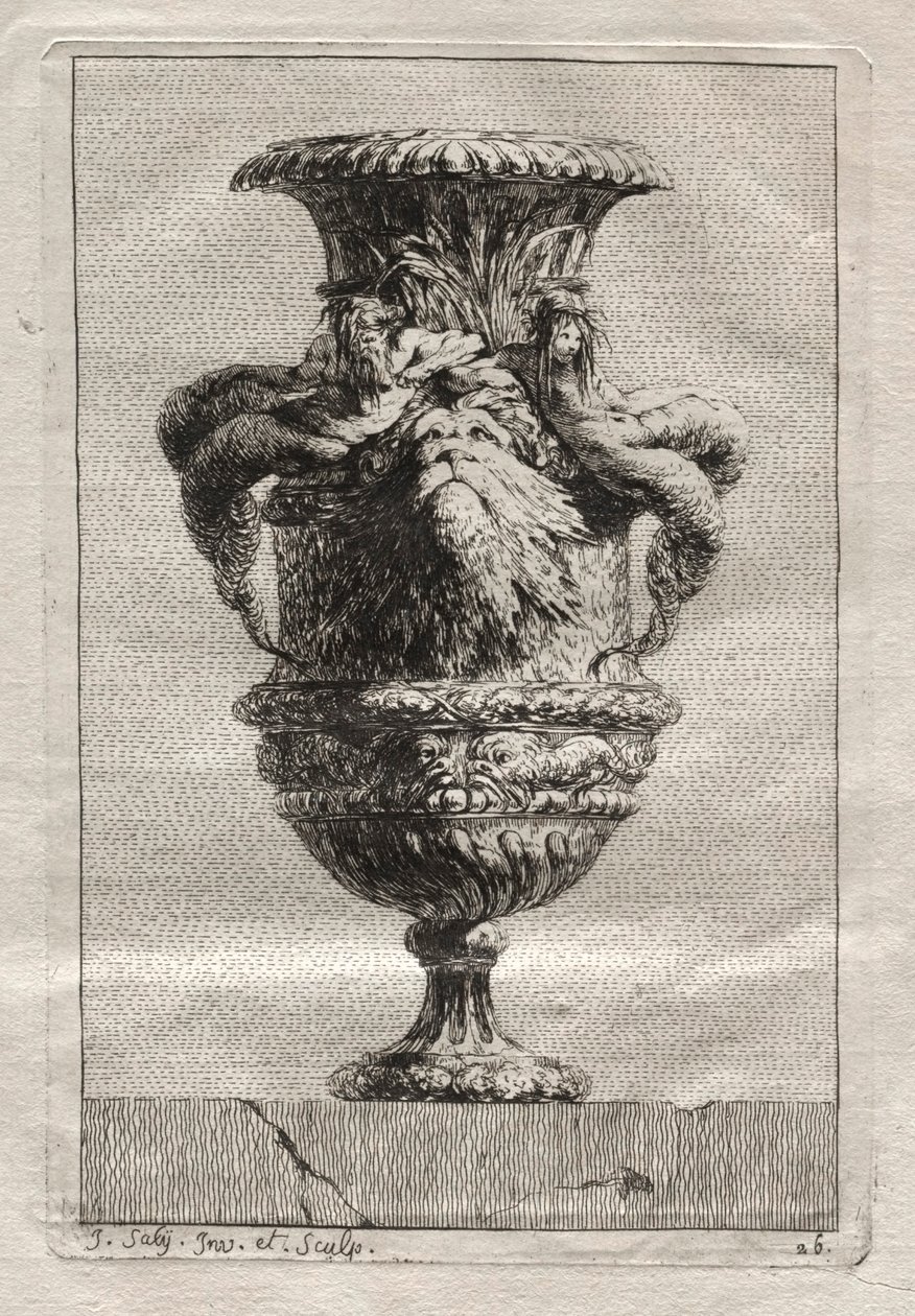 Conjunto de jarrones:  Plato 26 de Jacques François Saly