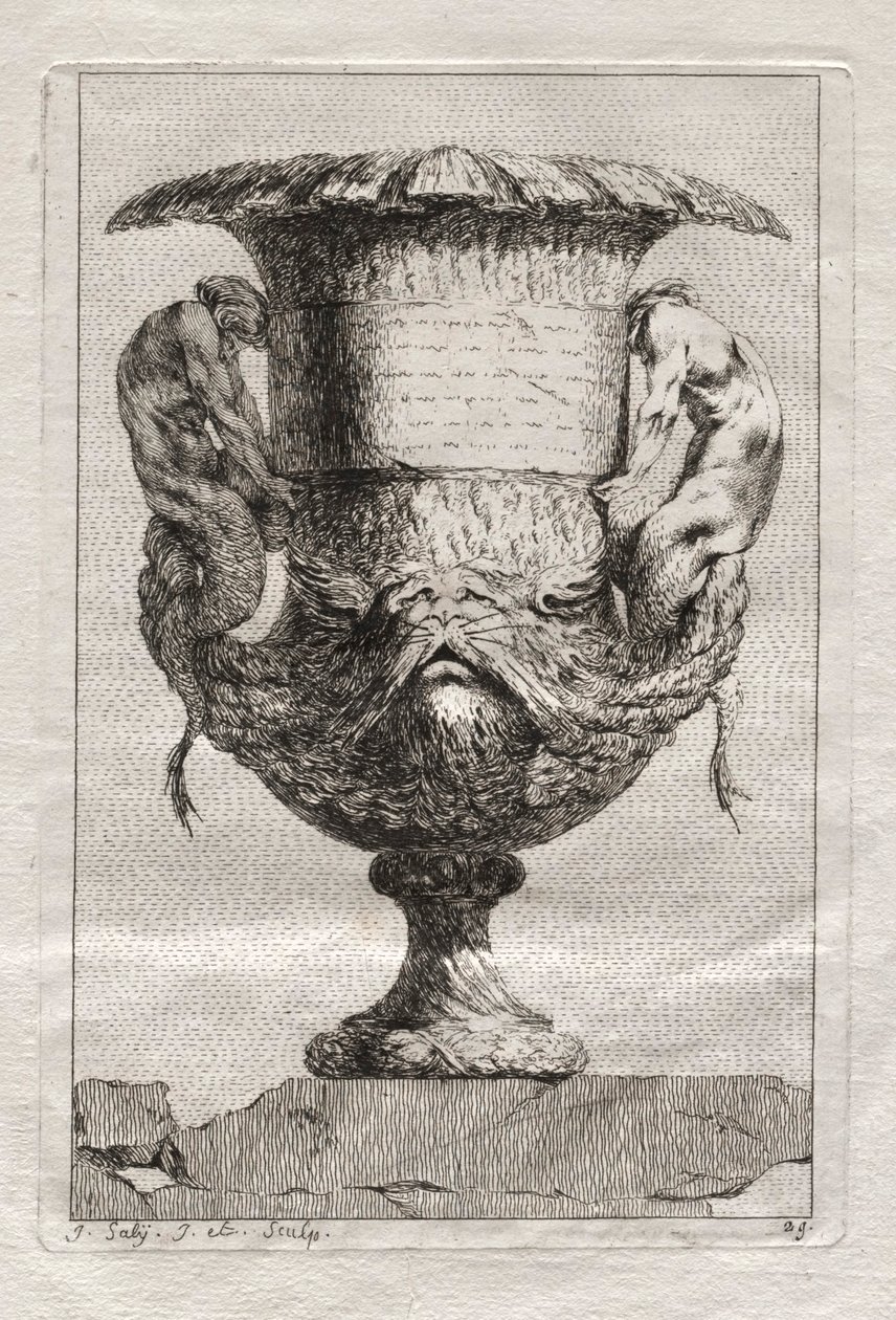 Conjunto de jarrones:  Plato 29 de Jacques François Saly