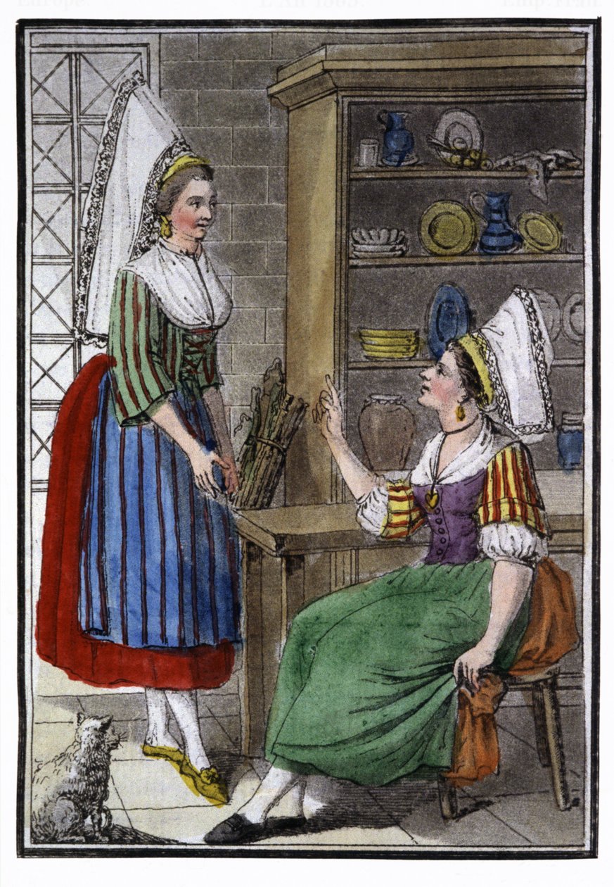 Campesinas de Normandía de Jacques Grasset de Saint Sauveur