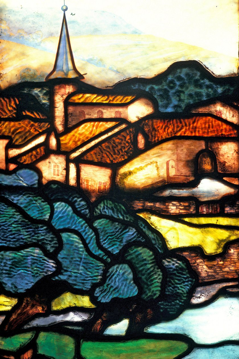 Nancy (departamento 54), Art Nouveau, Cámara de Comercio e Industria, vitrales de Jacques Gruber de Jacques Gruber