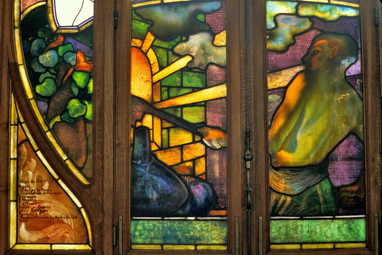 Nancy (departamento 54), Art Nouveau, Cámara de Comercio y Bolsa, Vidrieras de Jacques Gruber (1870-1936) de Jacques Gruber