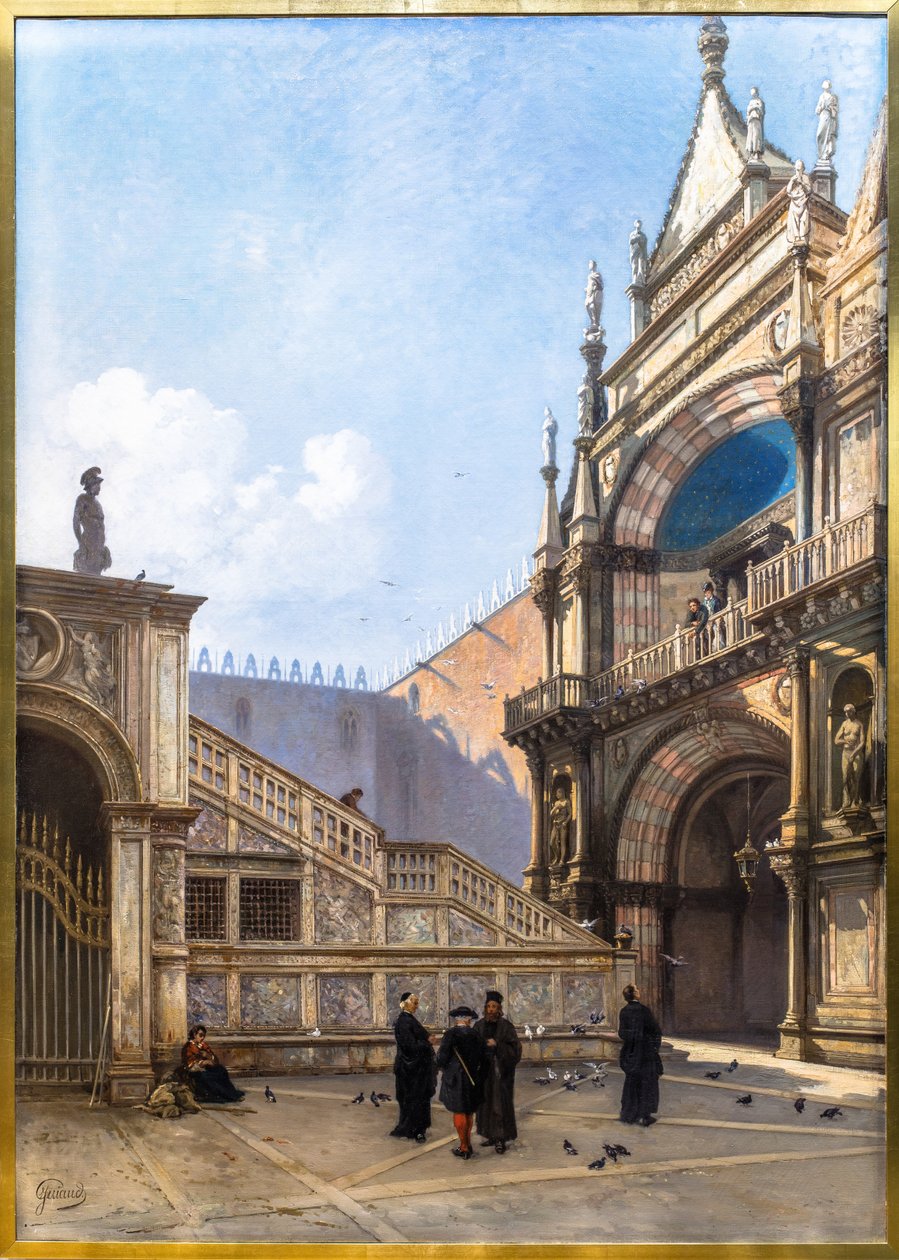 La Escalera de los Gigantes en Venecia de Jacques Guiaud