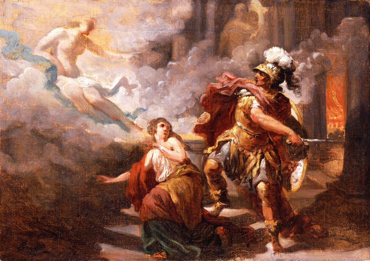 Helena Salvada por Venus de la Ira de Eneas, 1779 de Jacques Henri Sablet