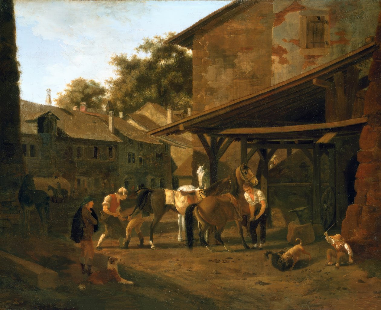 La forja de Lausana de Jacques Laurent Agasse