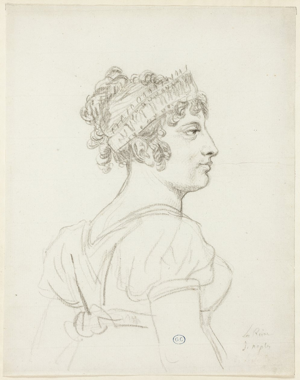 Busto de Carolina Bonaparte, Princesa Murat, Reina de Nápoles de Jacques Louis David