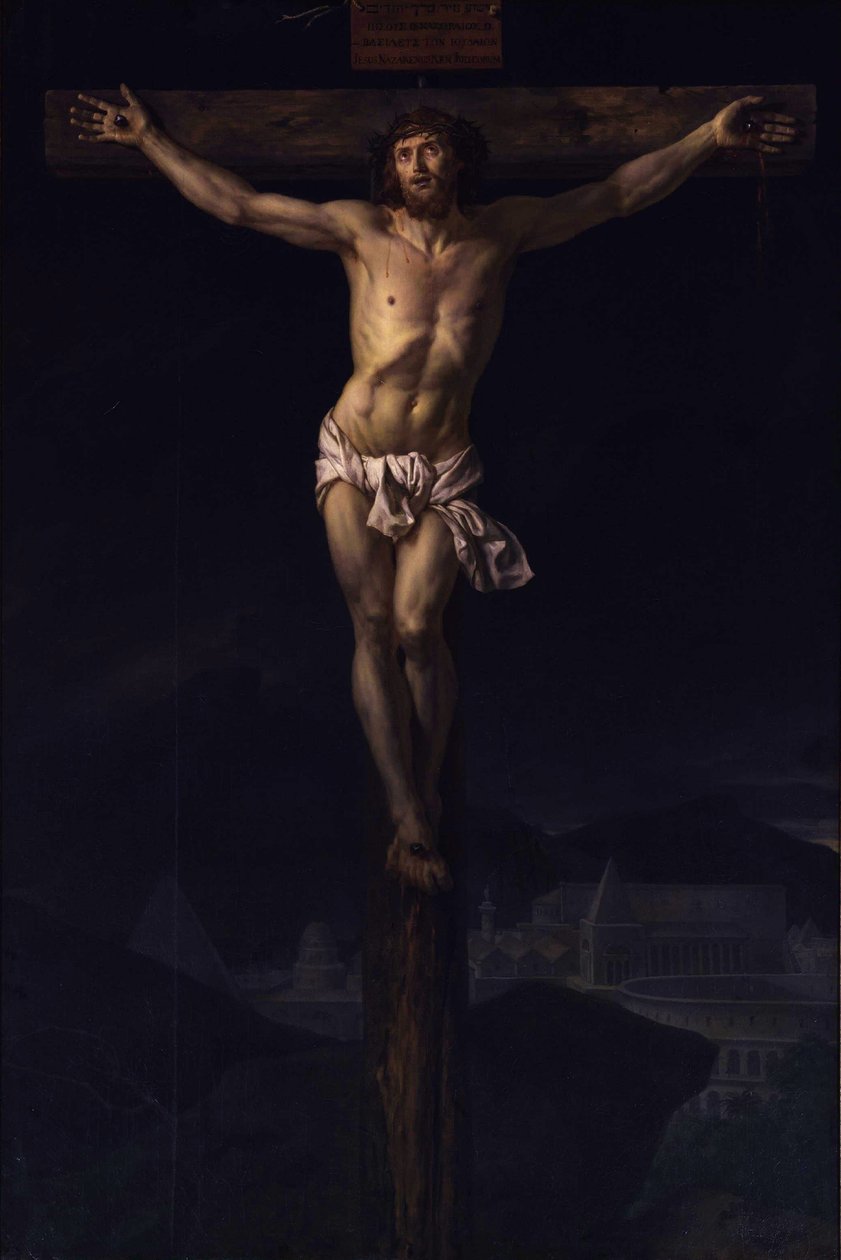 Cristo en la Cruz de Jacques Louis David