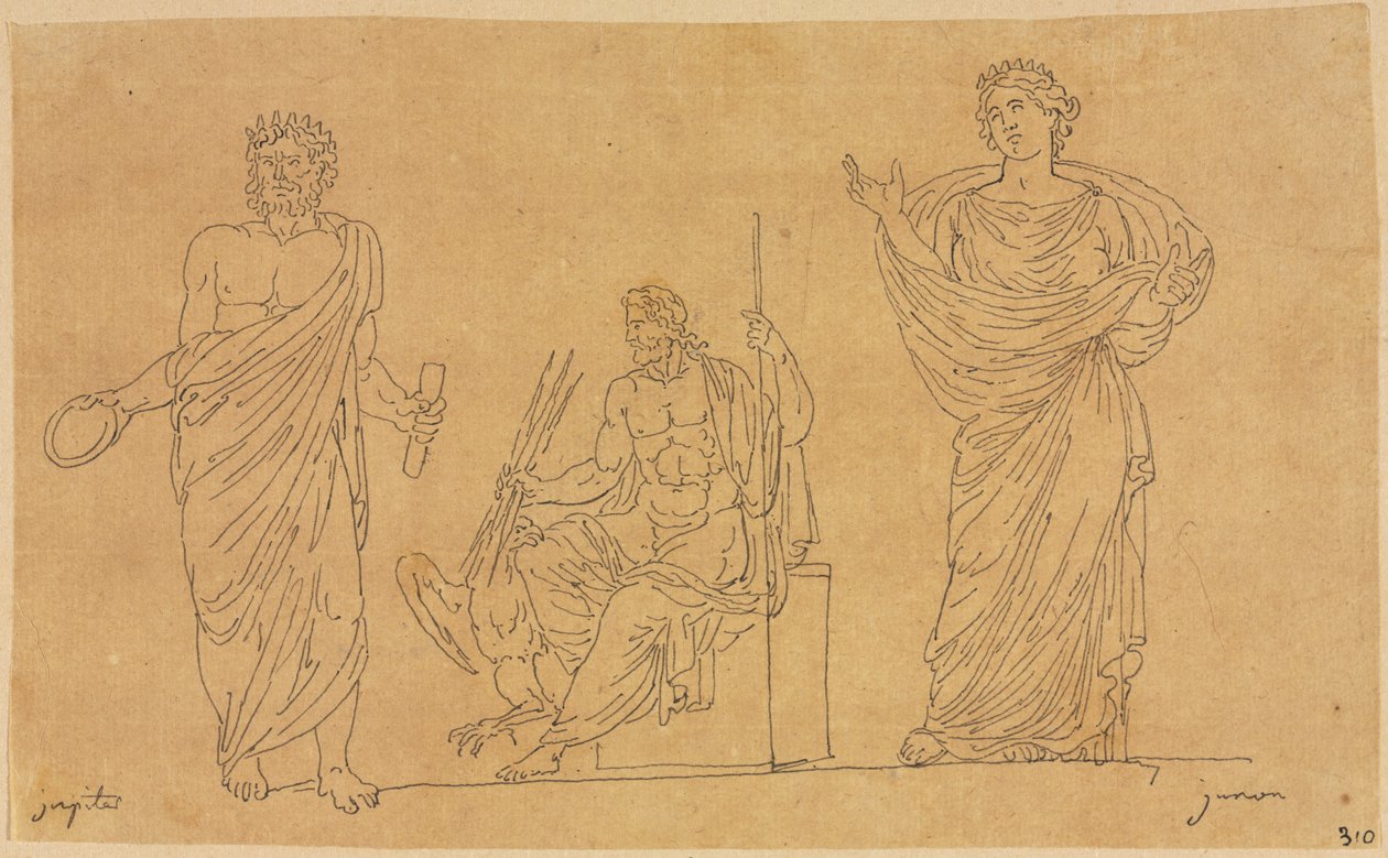 Dioses y Diosas de Jacques Louis David
