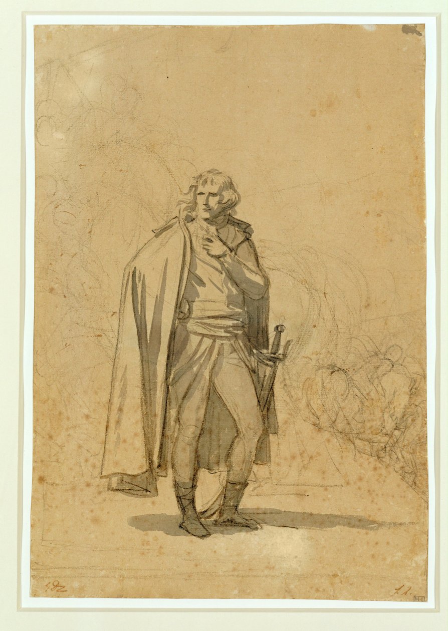 Le General Bonaparte debout ... de Jacques Louis David