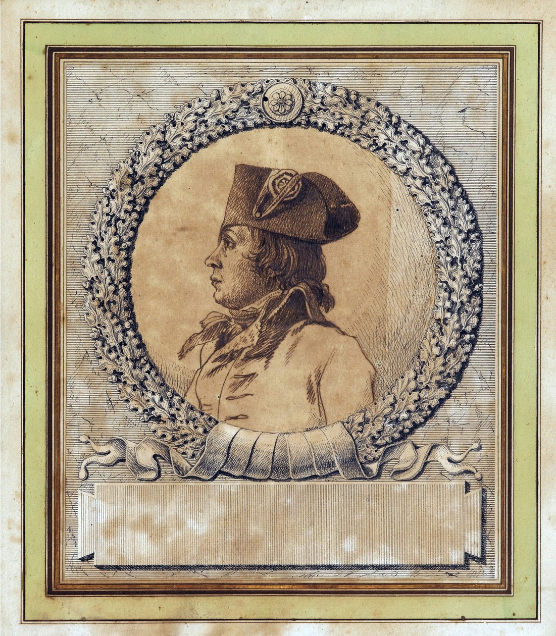 Philippe François Joseph Le Bas - Retrato de Philippe-François-Joseph Le Bas (1764-1794) por Jacques Louis David (1748-1825), c. 1793 de Jacques Louis David
