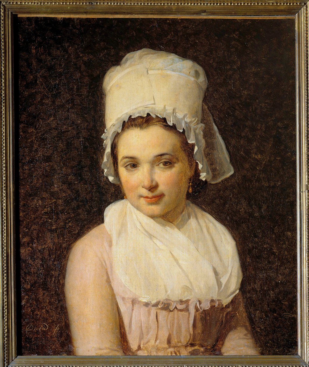 Retrato de Catherine Marie Tallard (1772-1825), esposa de François Lamy, alcalde de Sougères en el Yonne de Jacques Louis David