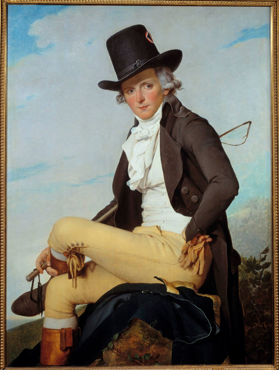 Retrato de Pierre Seriziat, cuñado del artista de Jacques Louis David