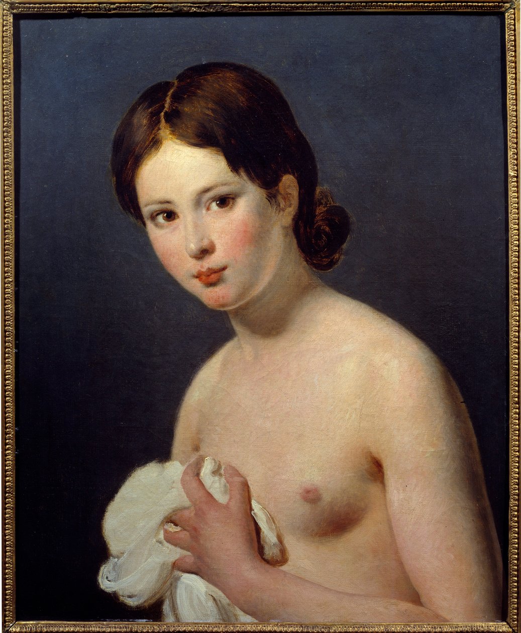 Retrato de una niña de Jacques Louis David