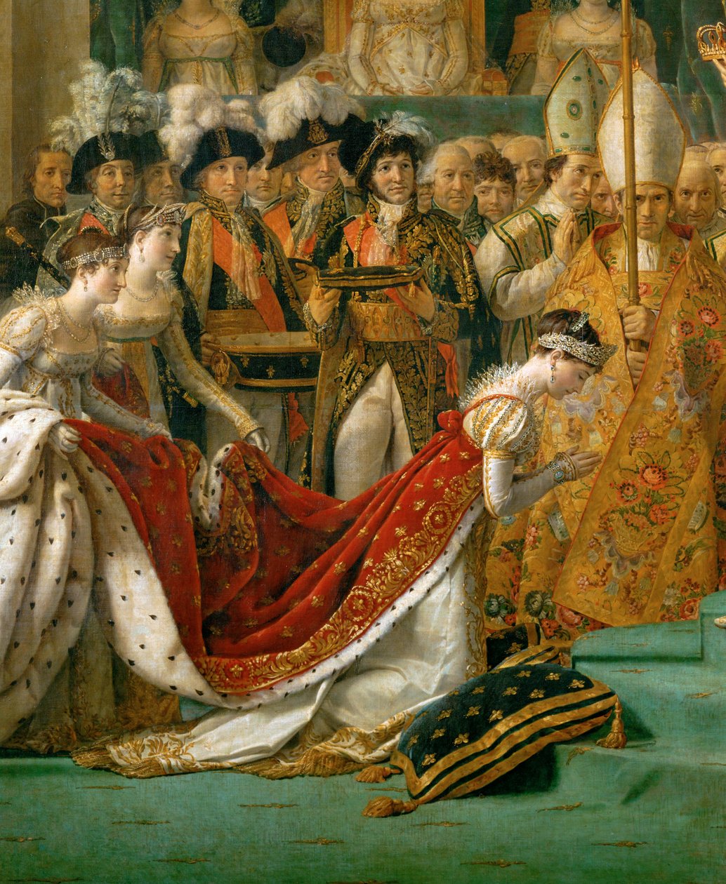 La coronación de Napoleón en Notre-Dame ... de Jacques Louis David