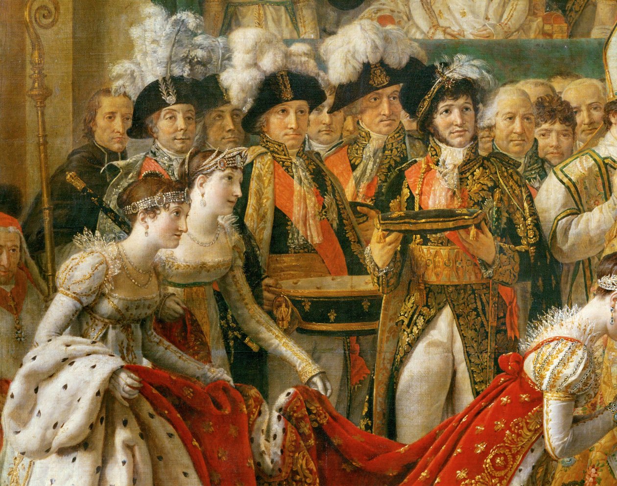 La coronación de Napoleón en Notre-Dame ... de Jacques Louis David