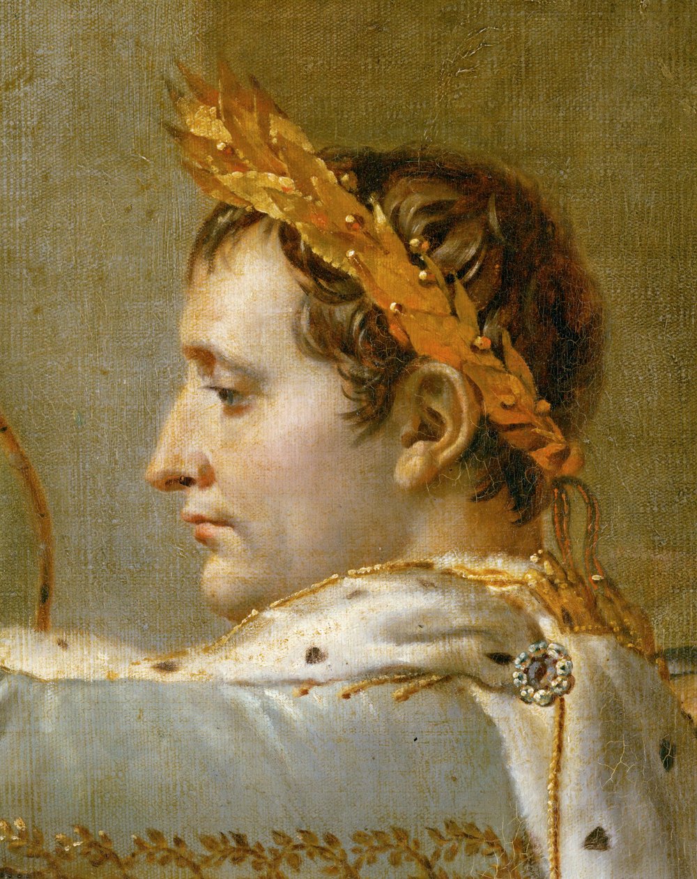 La coronación de Napoleón en Notre-Dame ... de Jacques Louis David