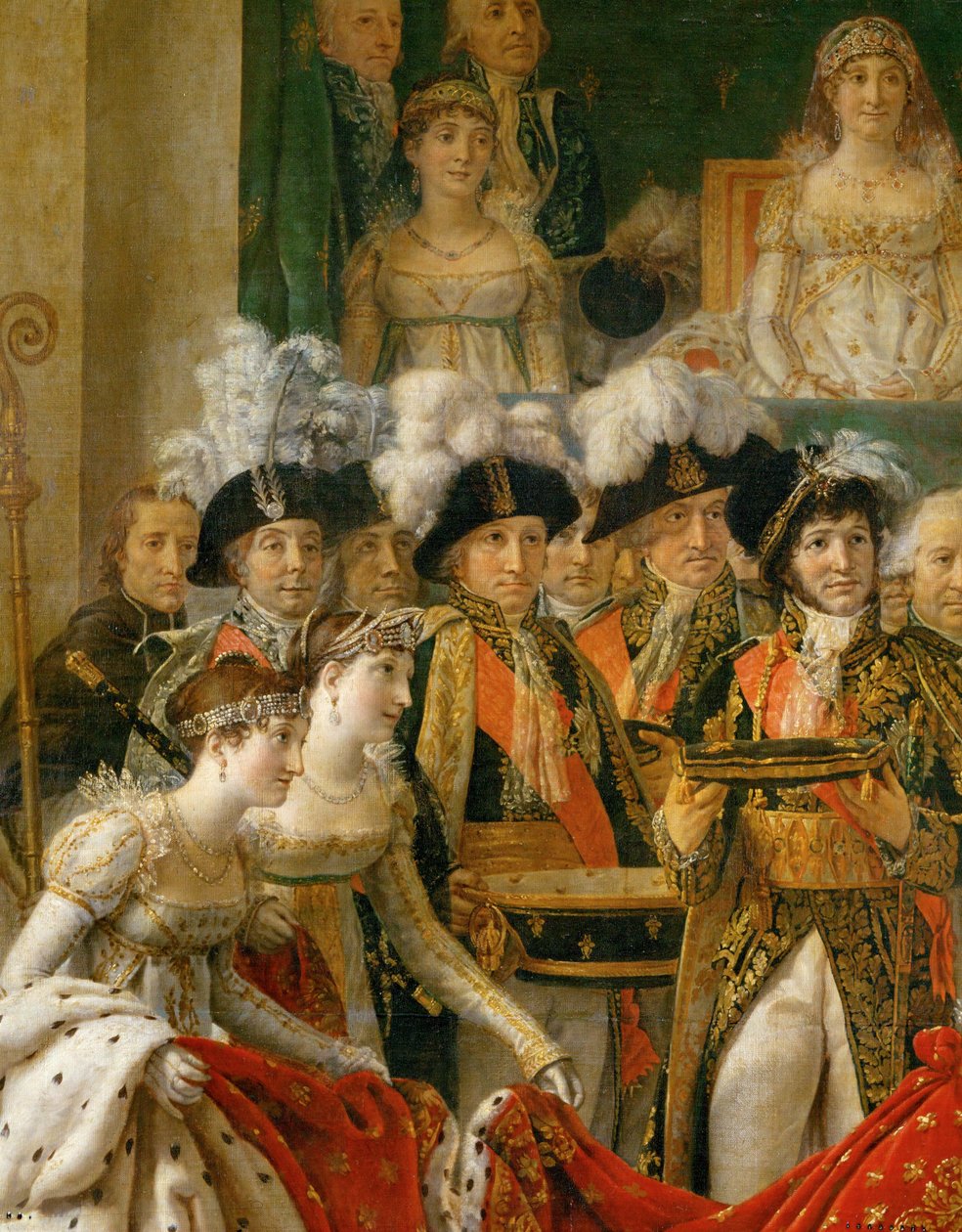 La coronación de Napoleón en Notre-Dame ... de Jacques Louis David