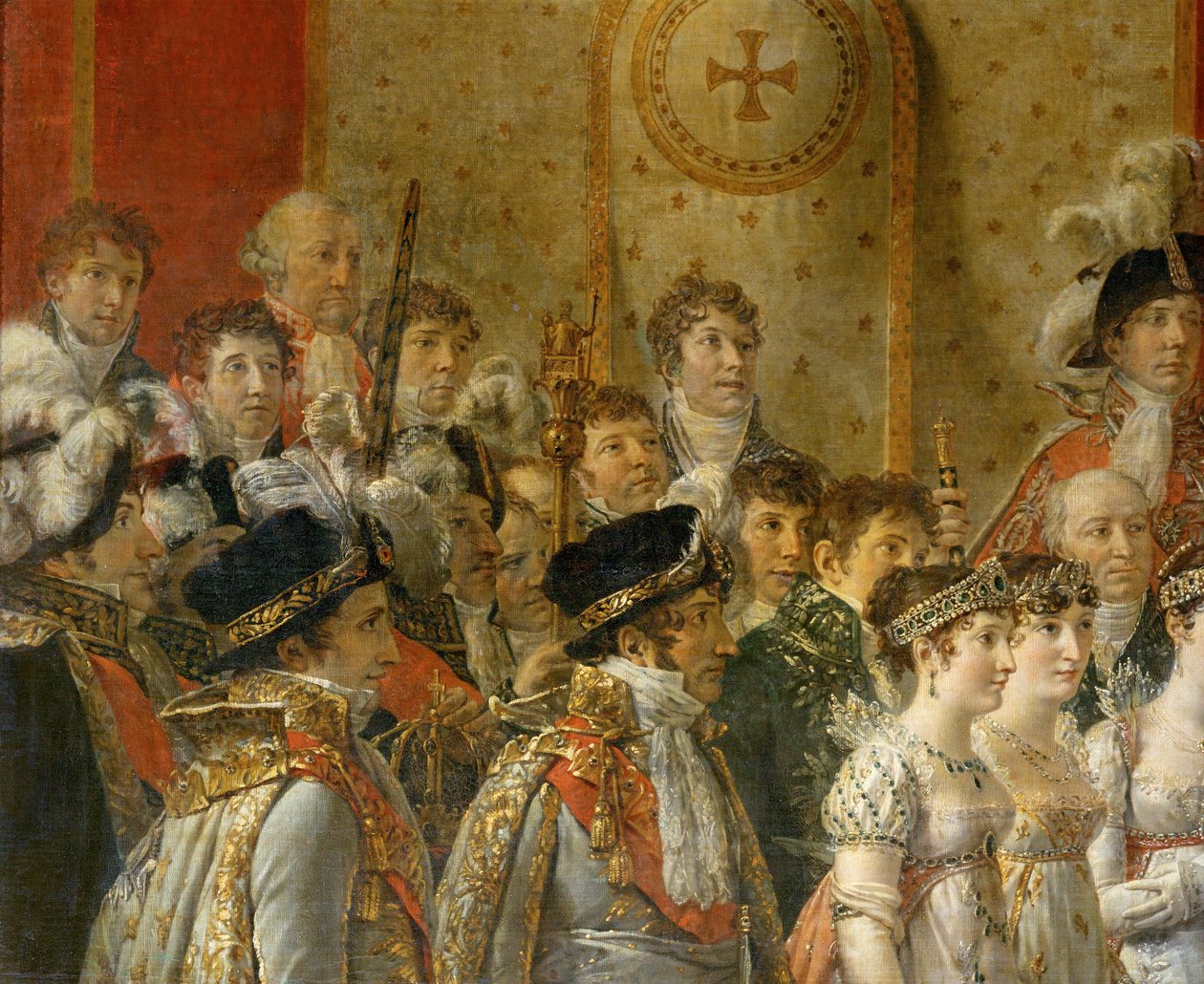La coronación de Napoleón en Notre-Dame ... de Jacques Louis David