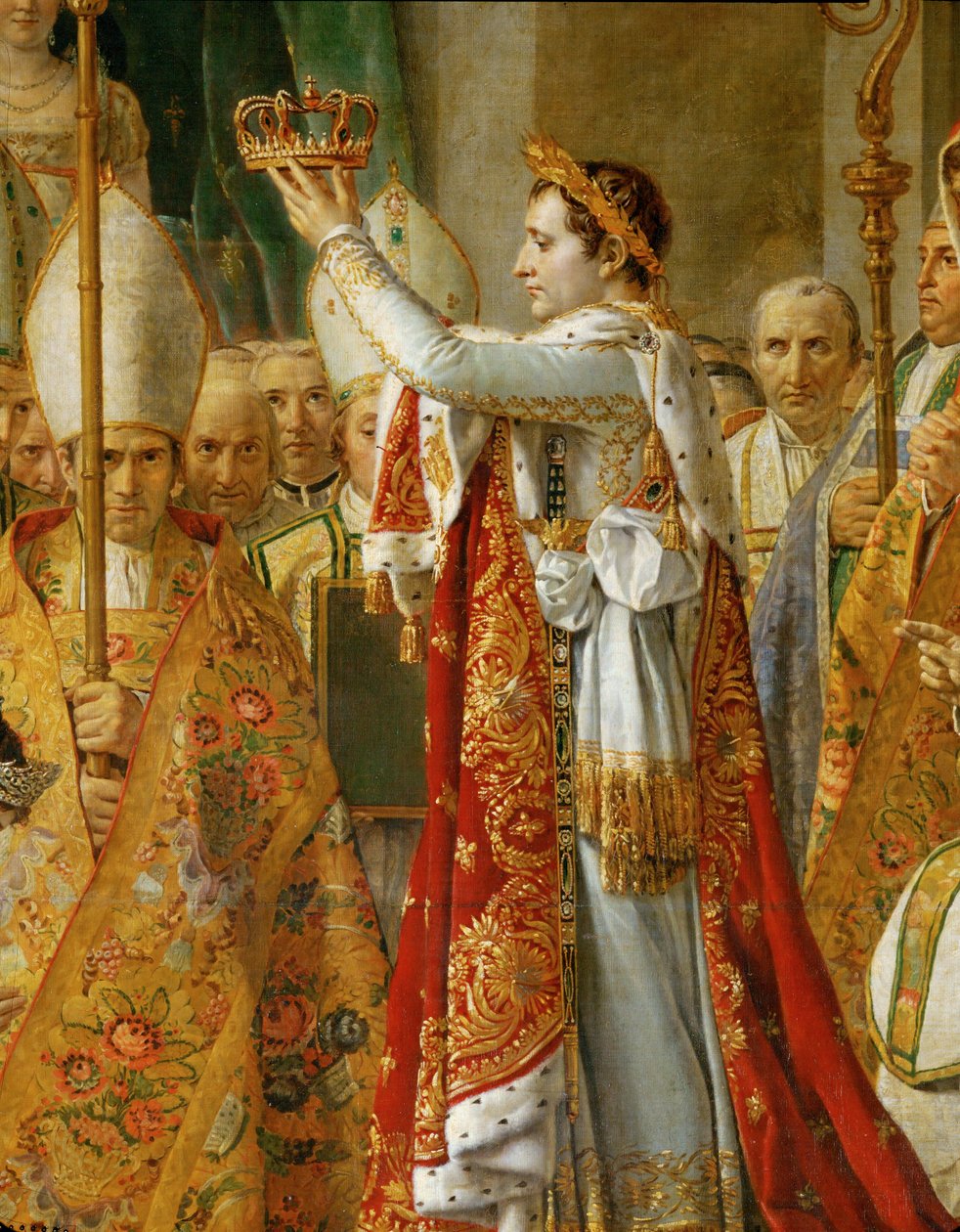 La coronación de Napoleón en Notre-Dame ... de Jacques Louis David