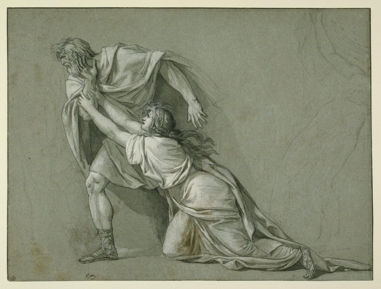 Partida de Marco Atilio Regulo hacia Cartago de Jacques Louis David