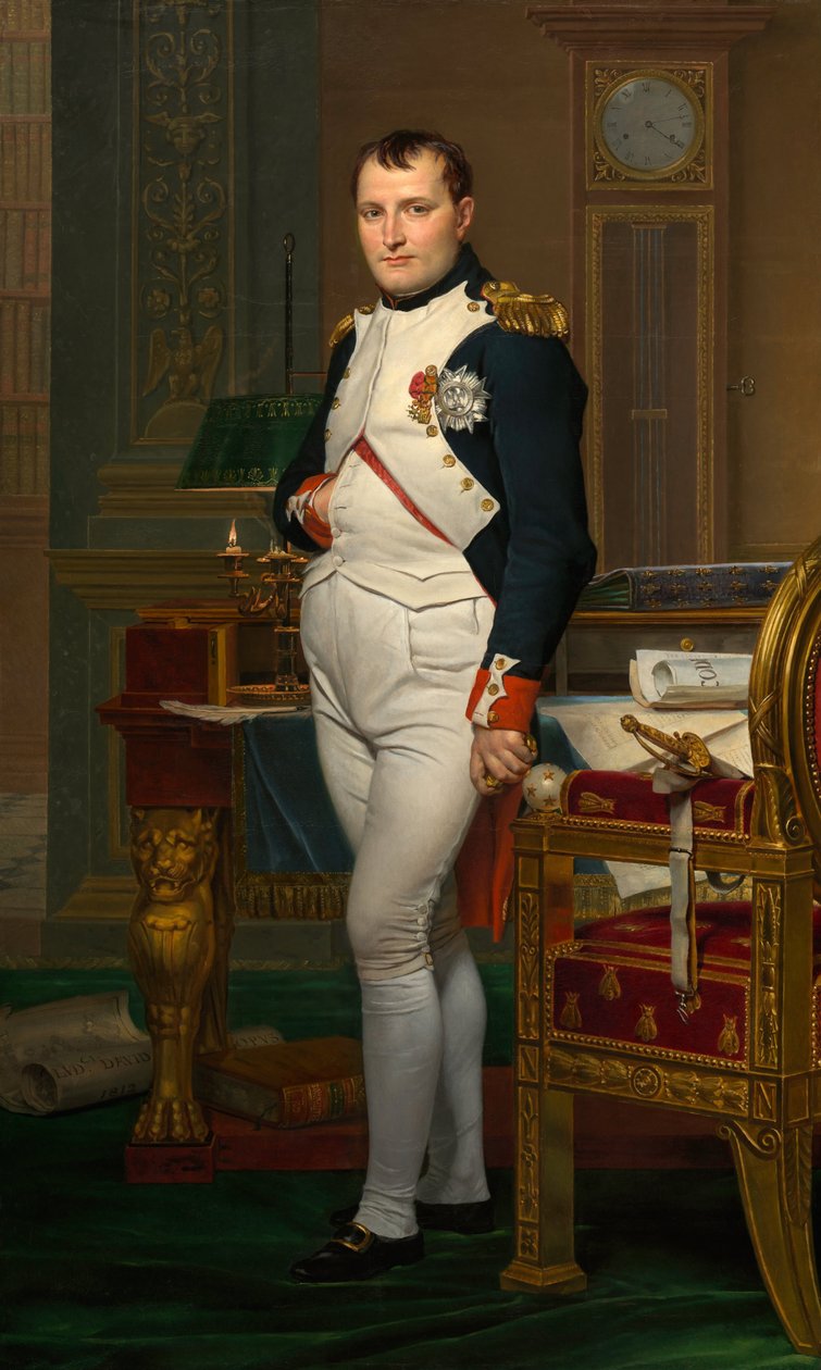 El emperador Napoleón en su estudio de las Tullerías

"

" de Jacques Louis David