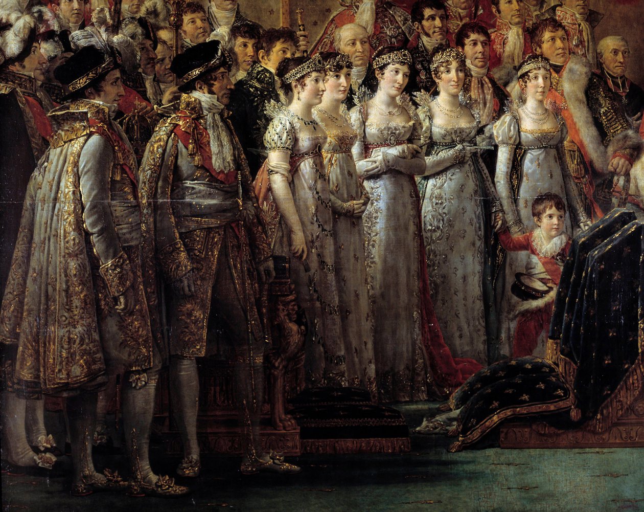 El rito de Napoleón (detalle) de Jacques Louis David