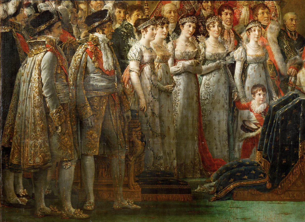 La coronación del emperador Napoleón I Bonaparte ... de Jacques Louis David