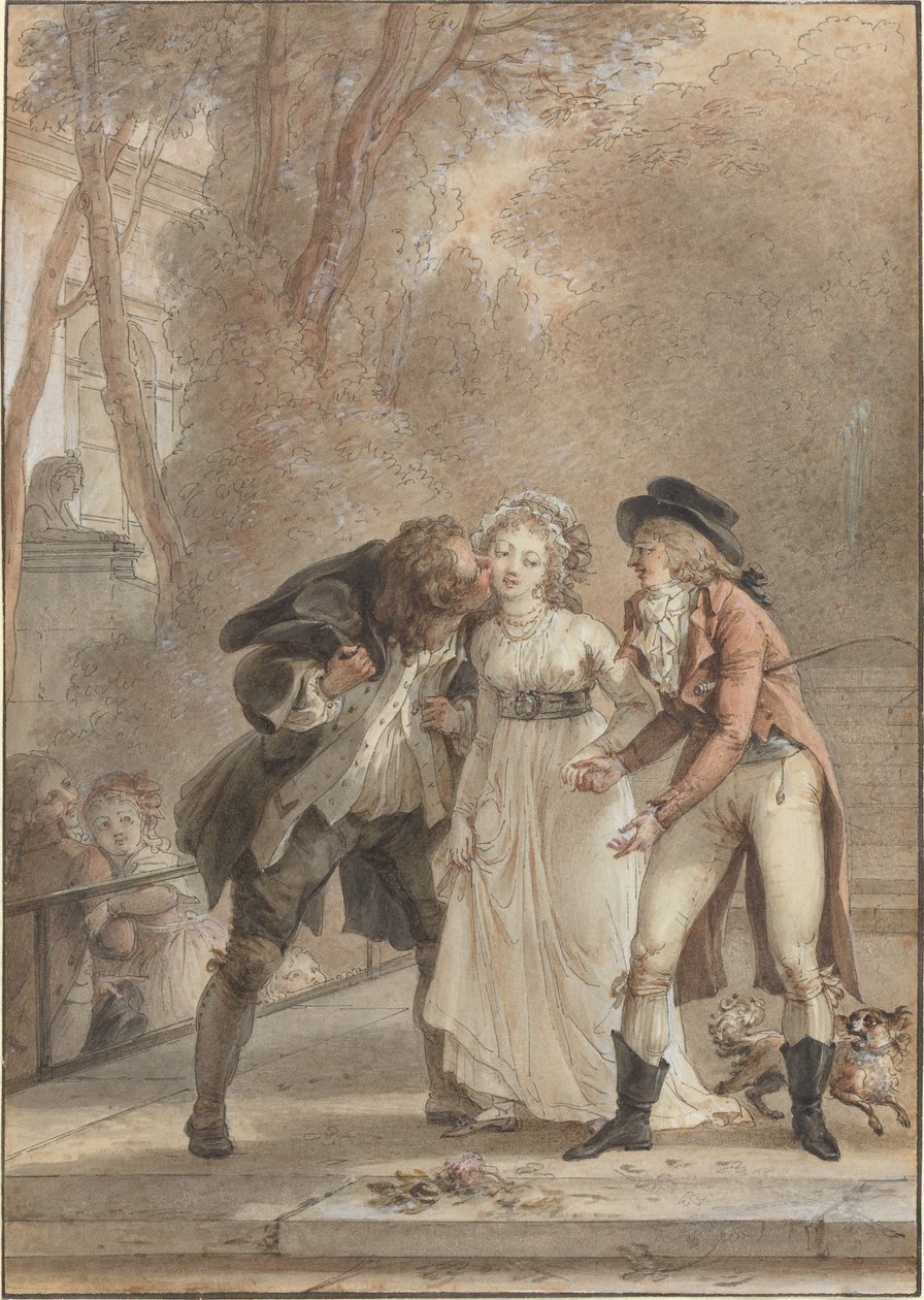 Beso prestado de Jacques Louis François Touzé