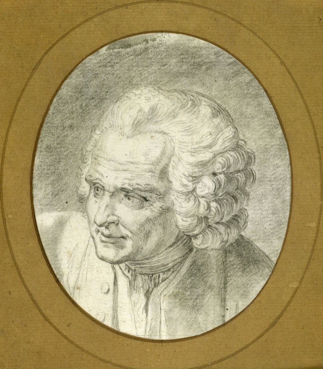Retrato de Jean-Jacques Rousseau de Jacques Philippe Caresme