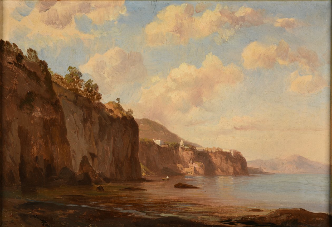 Acantilados junto al mar de Jacques Raymond Brascassat