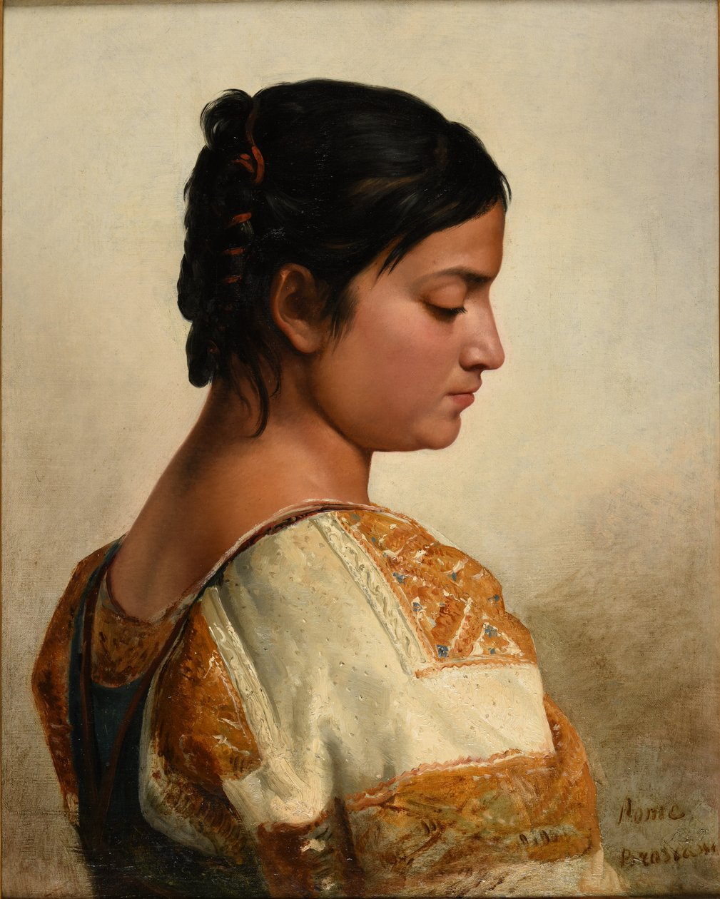Cabeza romana de Jacques Raymond Brascassat