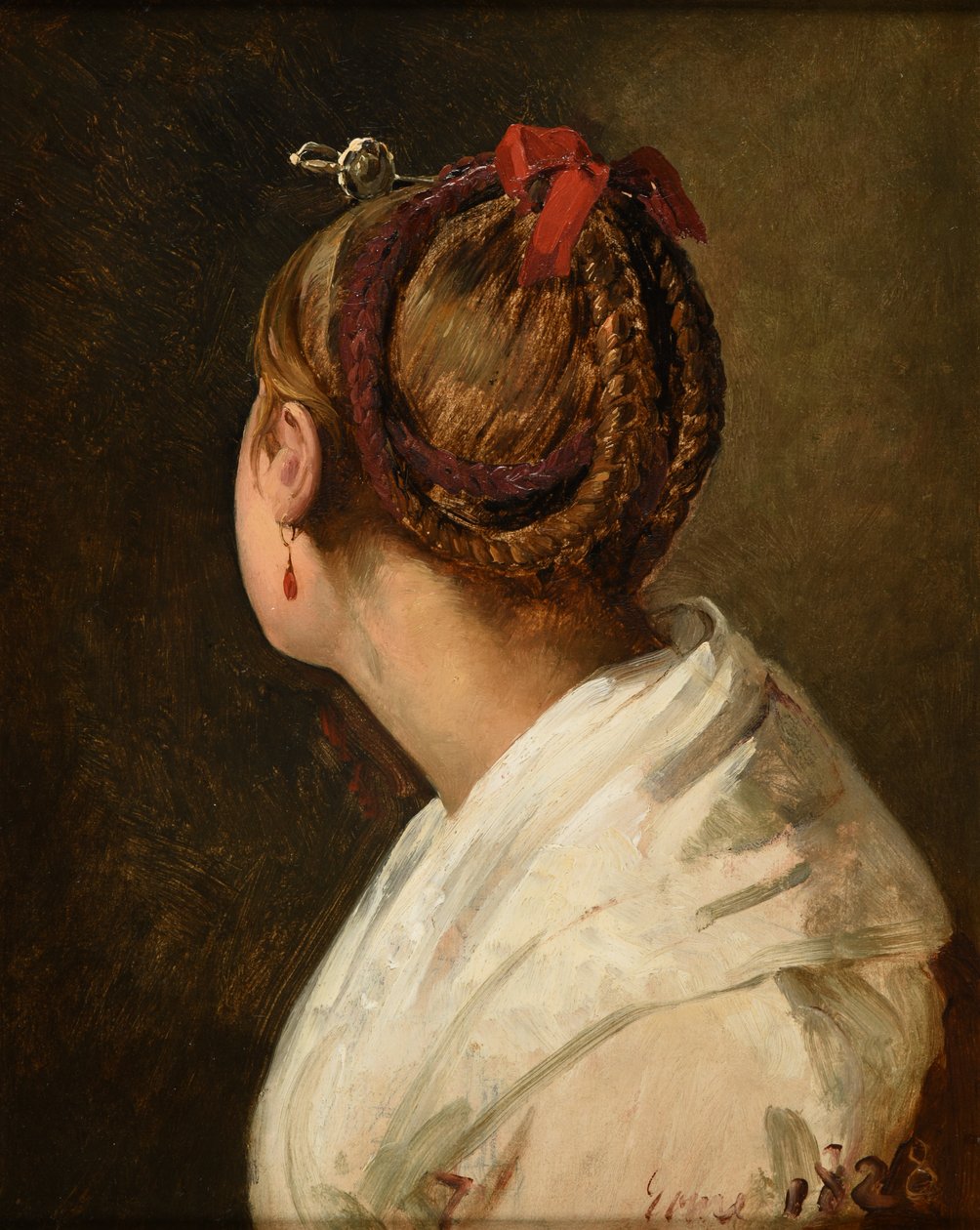 Joven cabeza romana de Jacques Raymond Brascassat