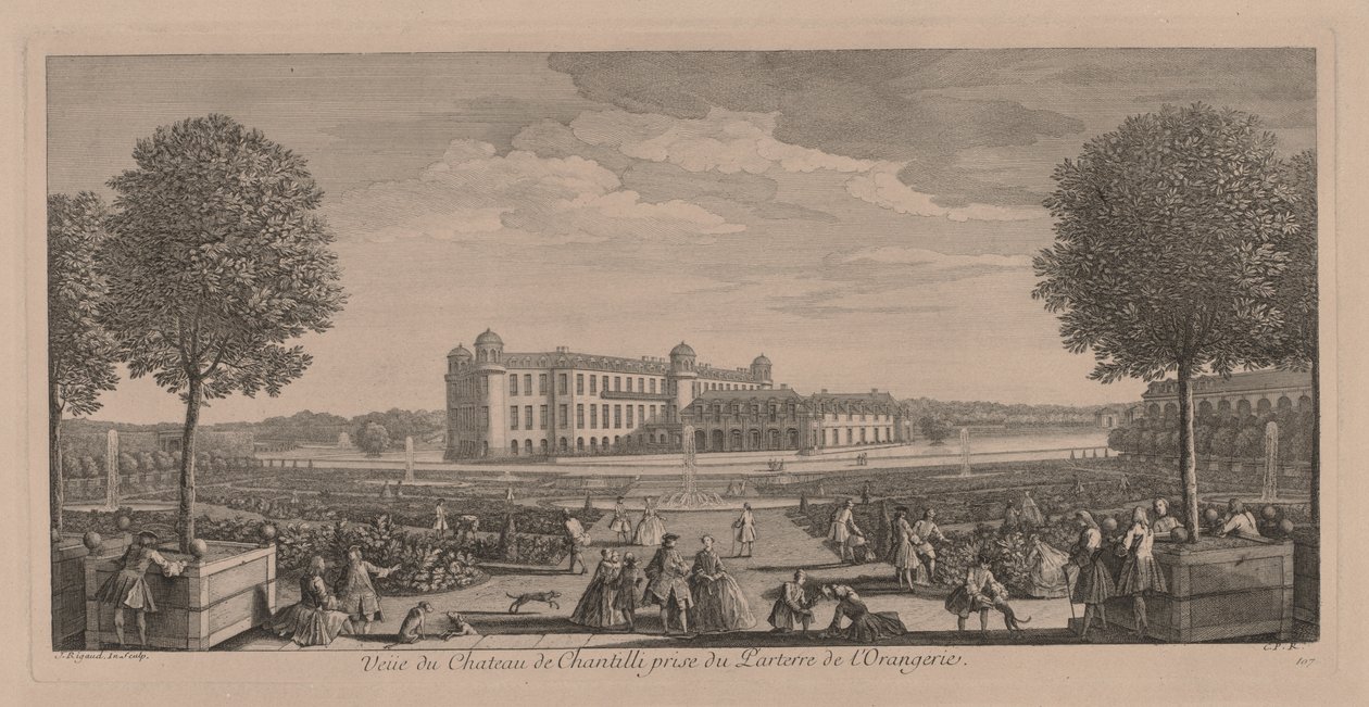 Castillo de Chantilly de Jacques Rigaud