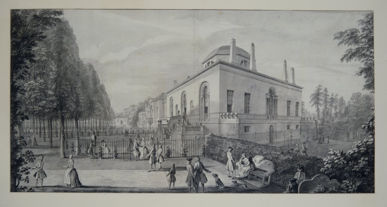 Villa neo-palladiana de Lord Burlington en Chiswick y la Casa Jacobea de Jacques Rigaud